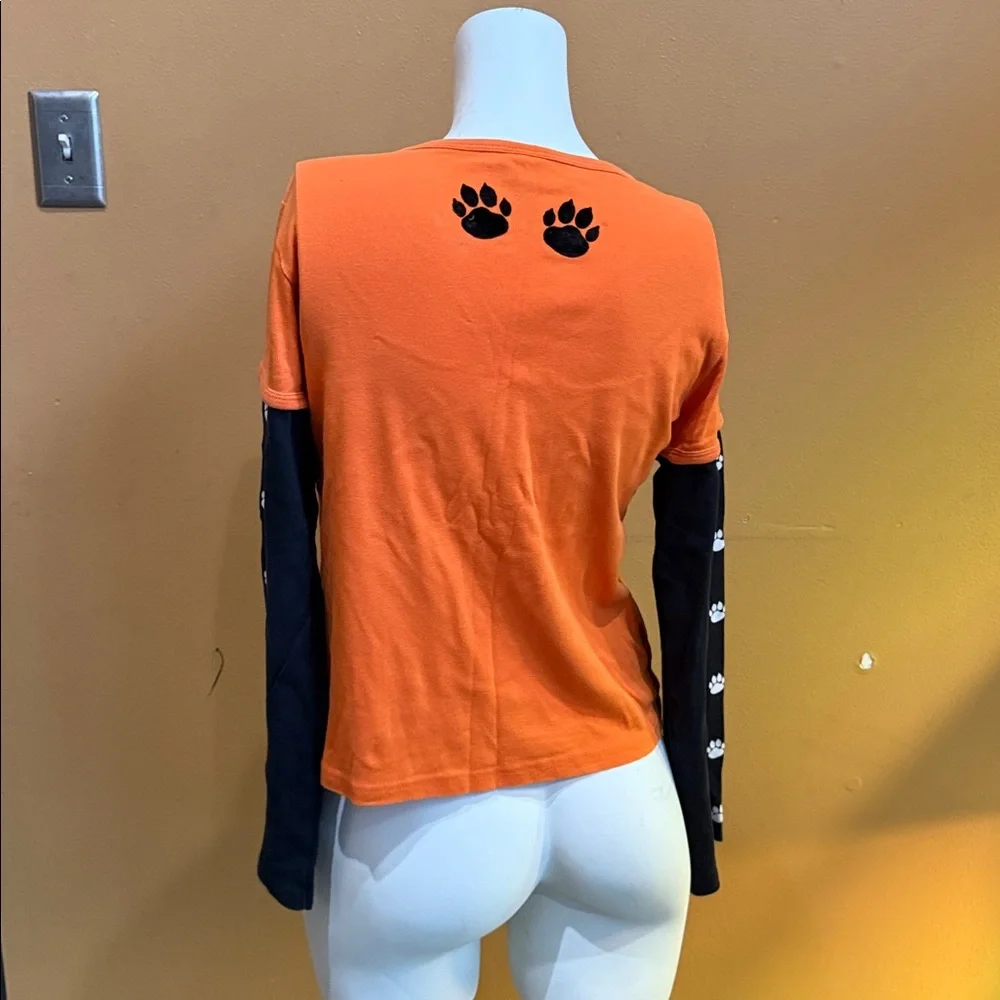 Vintage (2004) Old Navy Scaredy Cat Halloween Shirt. Girls / Child XXL